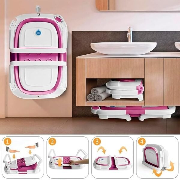 Bañera para bebe bañera Plegable