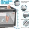 Corral para bebé con tapete de juegos y pelotas de plástico
