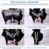 Cuna colecho para bebé con mosquitero portátil y ajustable