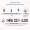 Gimnasio para Bebé, gimnasio de actividades Sensorial y de Estimulación temprana, Tapete de Actividades con Luces, Música, Arcos y Juguetes Colgantes