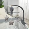 Pekids Cuna para bebé, Cuna colecho, con mosquitero Cama de bebé, portátil, Ajustable, versátil, Varios Modos de Uso, inversión a Largo Plazo (Gris Claro, 125 * 65 * 78 cm)
